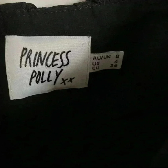Princess Polly Black Crop long Sleeve - Picture 4 of 6